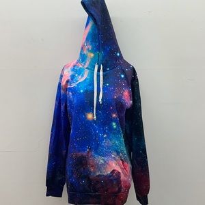 🪐 L/XL Cosmic Hoodie w/ Front Pocket 💫